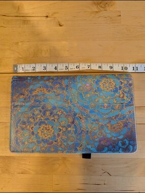 Blue Floral Mandala Tablet Folio Case for Amazon Fire HD 10
